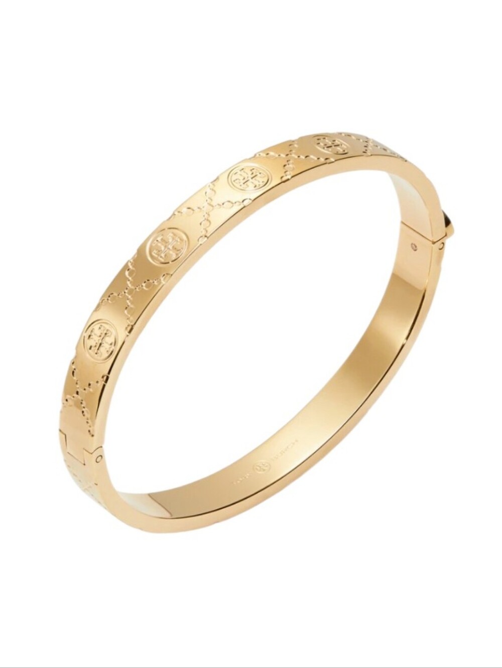 Tory Burch Icon T Monogram Hinge Bracelet